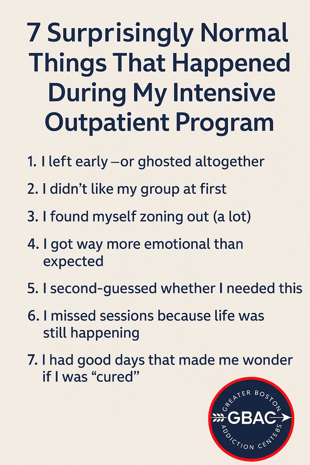 Experience in Intensive Outpatient Program